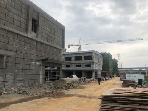 黃金商鋪預(yù)鑒財富，建工城陵磯國際汽車城工程進(jìn)展喜人